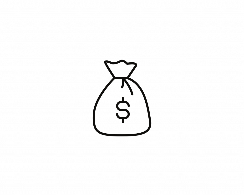Bolsa con dinero