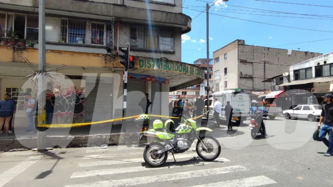 La víctima fue asesinada en este punto del barrio Estación Villa