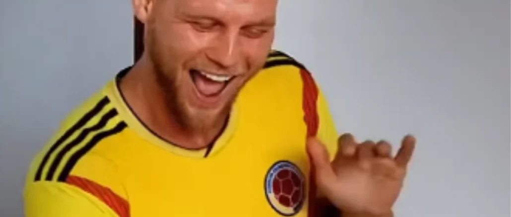 Dominic Wolf camiseta colombia