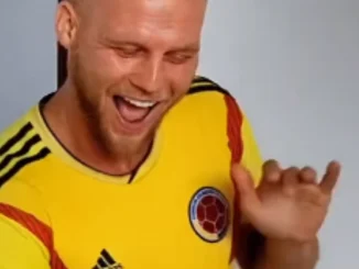 Dominic Wolf camiseta colombia