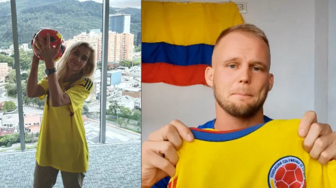 Embajadora Alemania camiseta colombia