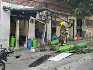 Explosión cilindro de gas