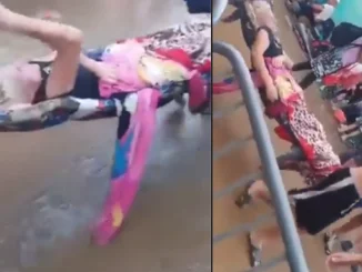 Mujer abandonada Darién