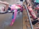 Mujer abandonada Darién