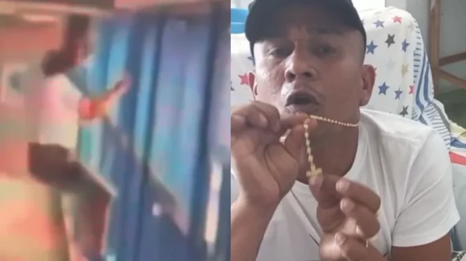 El Negro Ober fue captado en video después de que le aumentaran las medidas de vigilancia.