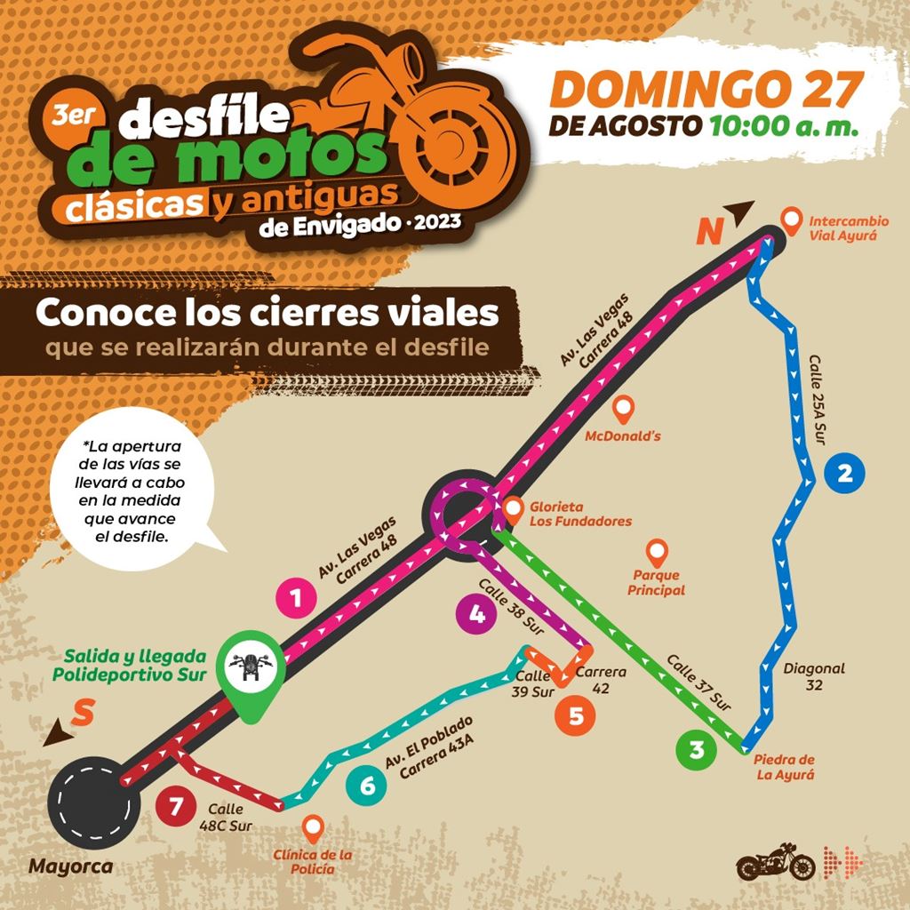 Recorrido desfile