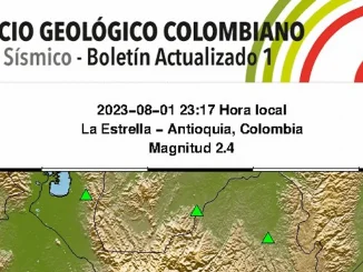 El temblor se sintió fuertemente en el Valle de Aburrá, principalmente en el municipio de La Estrella.