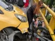 El accidente sucedió en todo el centro del puente de la avenida Ferrocarril con San Juan.