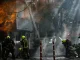 Aún se desconocen las razones del incendio en la fábrica de thinner del barrio Caribe.