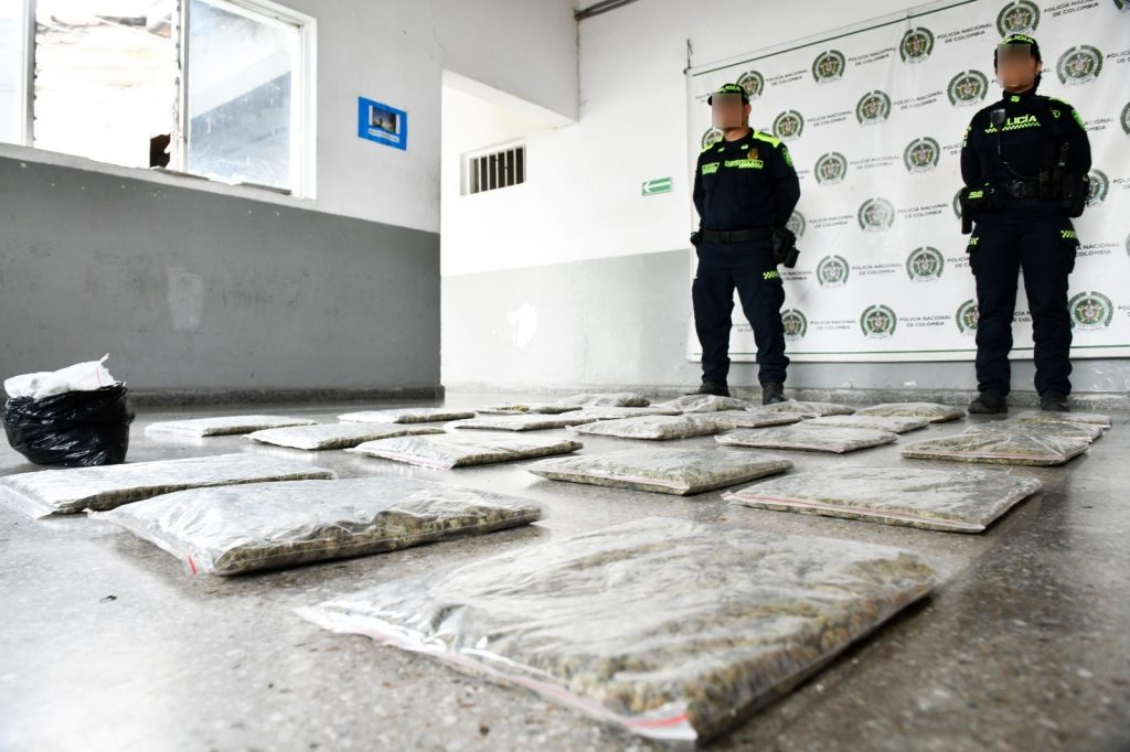 Incautación de marihuana 