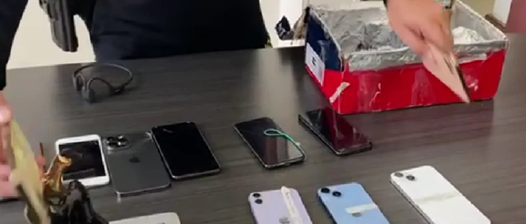 Los celulares recuperados en el operativo habían sido robados en La 70 y el Parque Lleras en los últimos días.