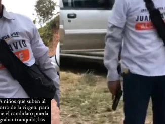 El hombre que aparece en el video se encontraba en un festival de cometas al que también asistió el candidato a la Alcaldía de Barbosa Juan David Rojas.