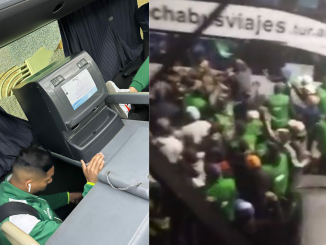 Bus Banfield atacado hinchas