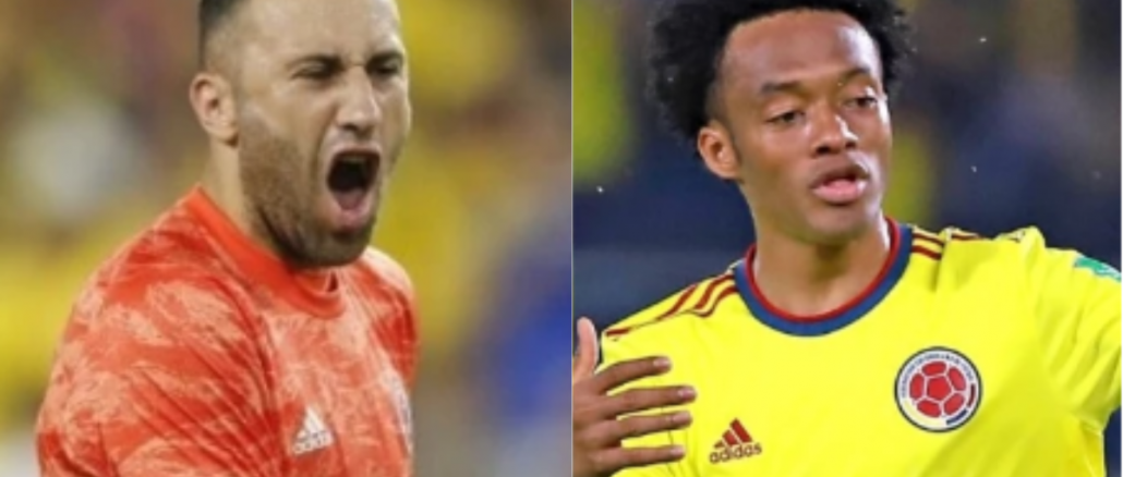 David Ospina y Juan Guillermo Cuadrado
