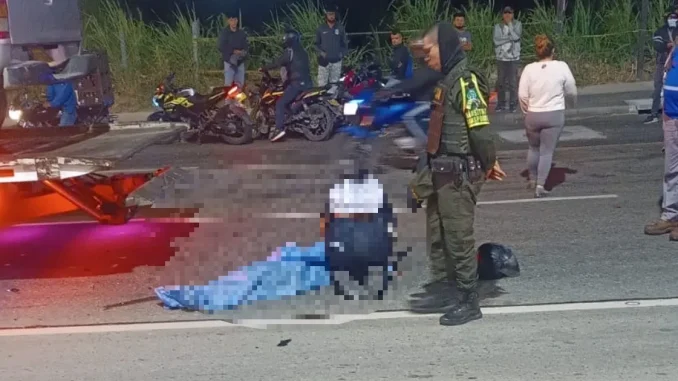 Motociclista, camión, choque, vías, movilidad, tránsito, moto, vehículo, Girardota, muerto, movilidad hoy, Q’Hubo de hoy, Q’Hubo Medellín