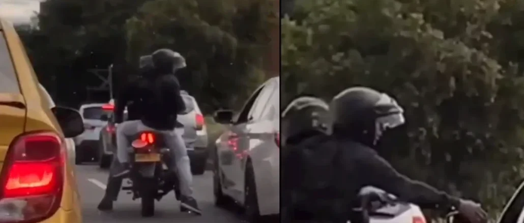 Presunto fleteo en El Poblado quedó grabado en video.