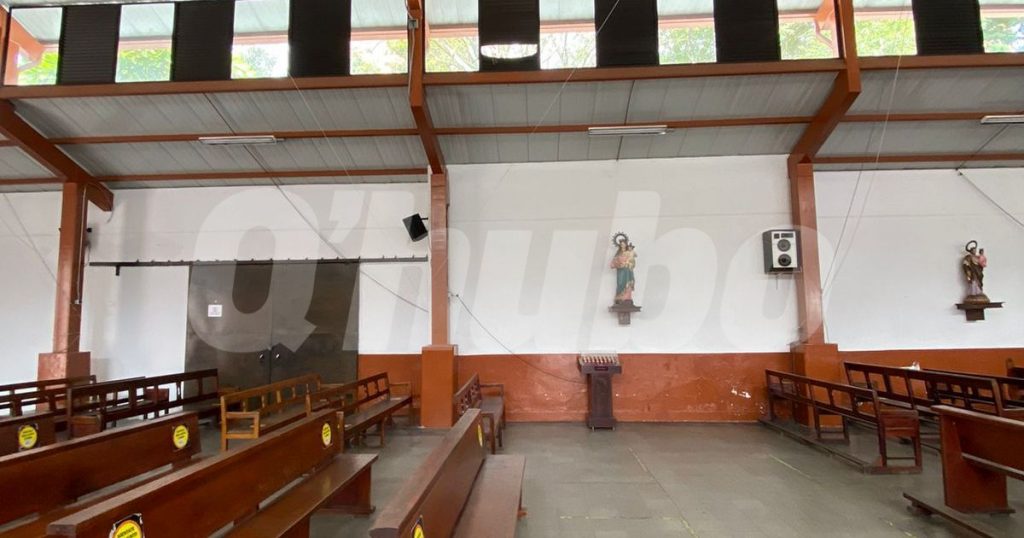 Hombre cayó desde el techo de una iglesia (1)