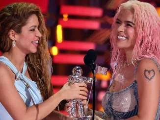 Karol G y Shakira fueron las protagonistas de los VMAs 2023.