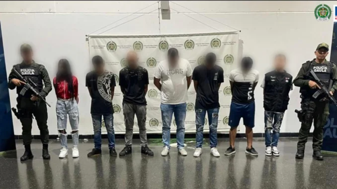 6 hombres y 1 mujer fueron enviados a la cárcel acusados de ser miembros del Grupo delincuencial La Terraza
