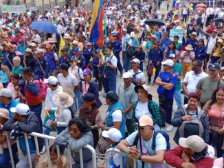 Marcha en apoyo a Petro en Medellín