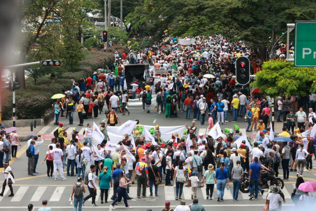 Marcha en Medellín