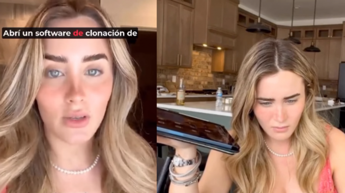 Mujer clonó voz novio