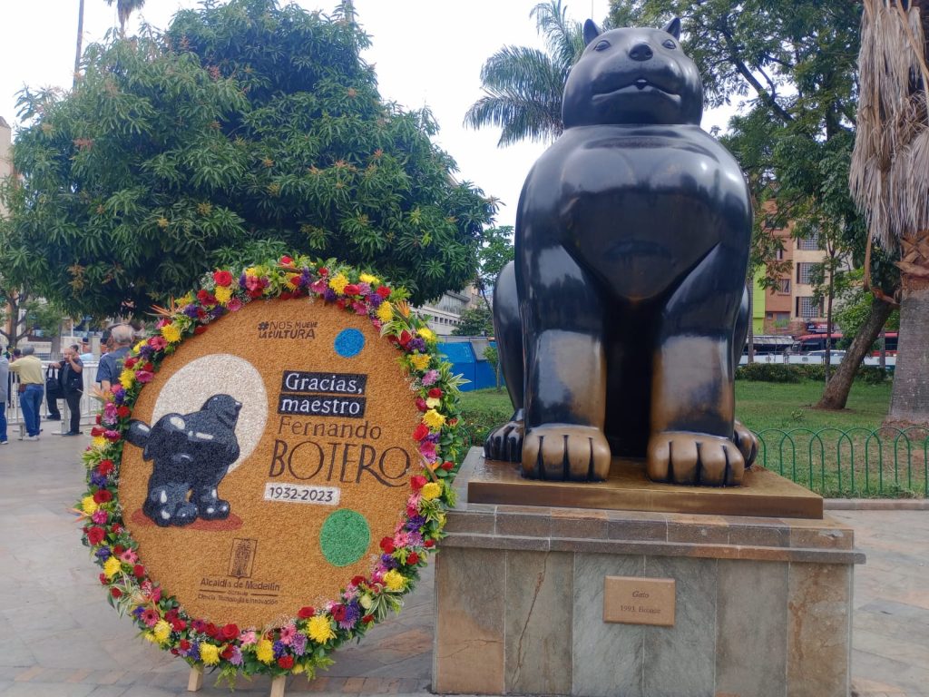 Así fue la despedida del maestro fernando Botero en Medellín.