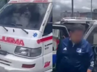La ambulancia fue dejada a disposición de las autoridades, mientras que el conductor borracho fue multado.