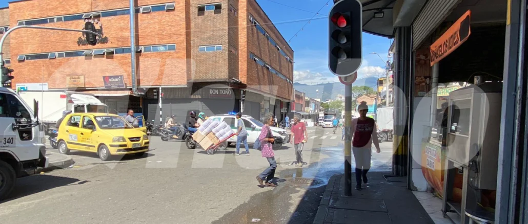 El presunto victimario abordó al hombre en este punto del sector conocido como Estación Villa, y comenzó la riña.