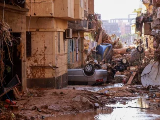 Las inundaciones en Libia han arrasado ciudades enteras.