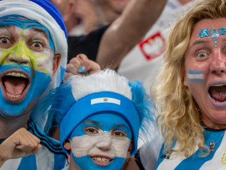 Hinchas de Argentina