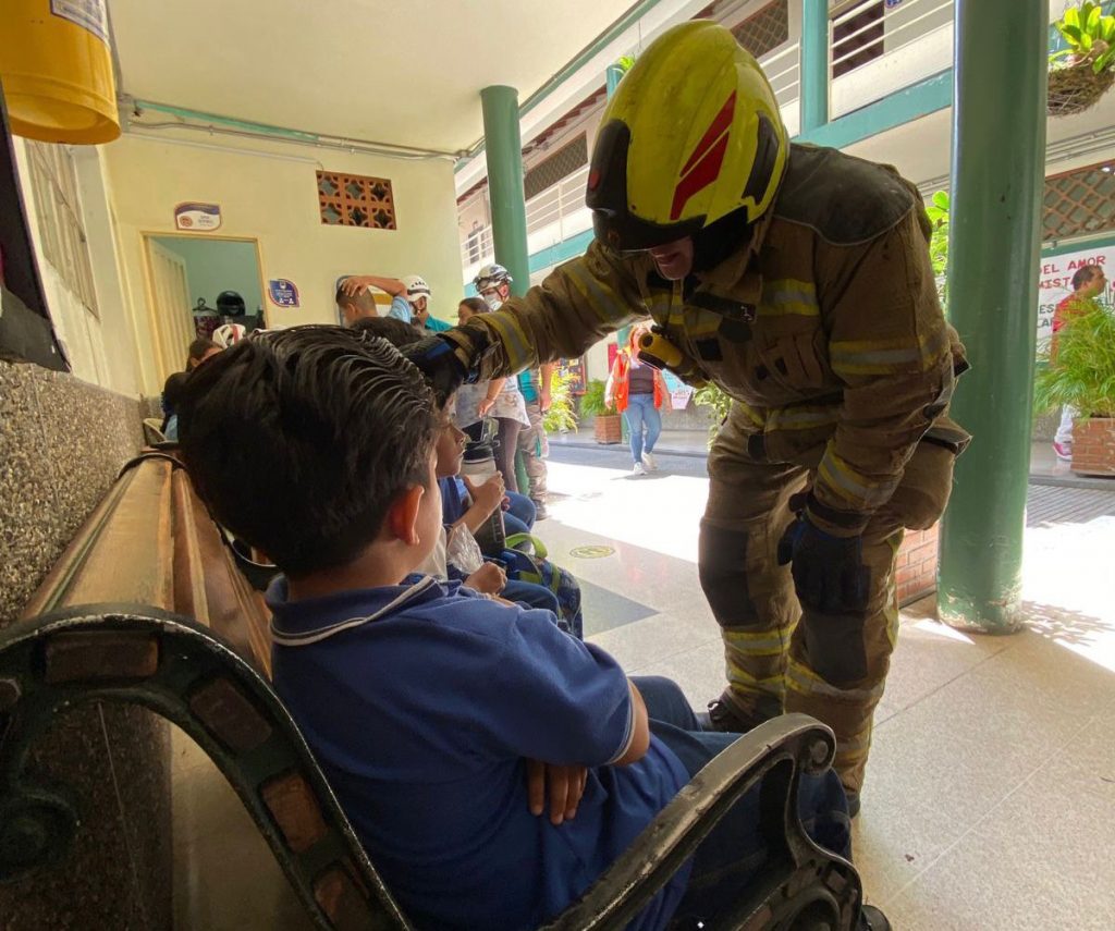 Ataque de abejas en colegio Samuel Barrientos