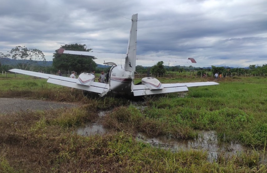 Aeronave en la que iba el candidato a la Gobernación de Antioquia Juan Diego Gómez, se accidentó 