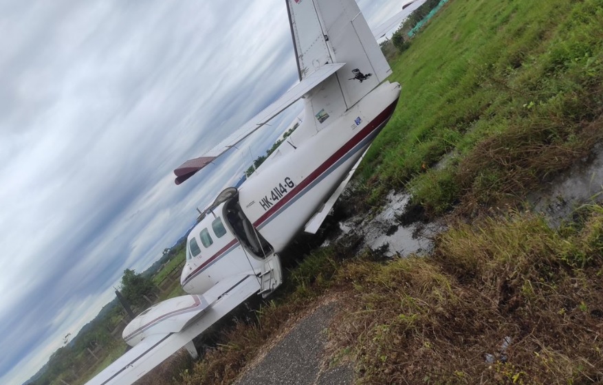 Aeronave en la que iba el candidato a la Gobernación de Antioquia Juan Diego Gómez, se accidentó 